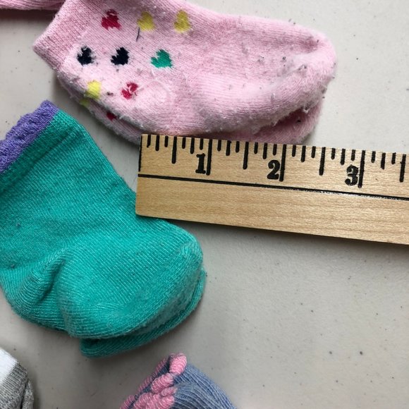 Baby Girl Socks - 14 Pair - Picture 2 of 6